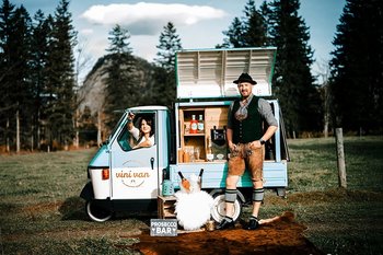 Vini Van mobile Proseccobar - Aussteller Hochzeitsmesse Tegernsee