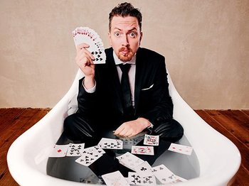 Axel Adams, Zauberer. Aussteller Hochzeitsmesse Tegernsee